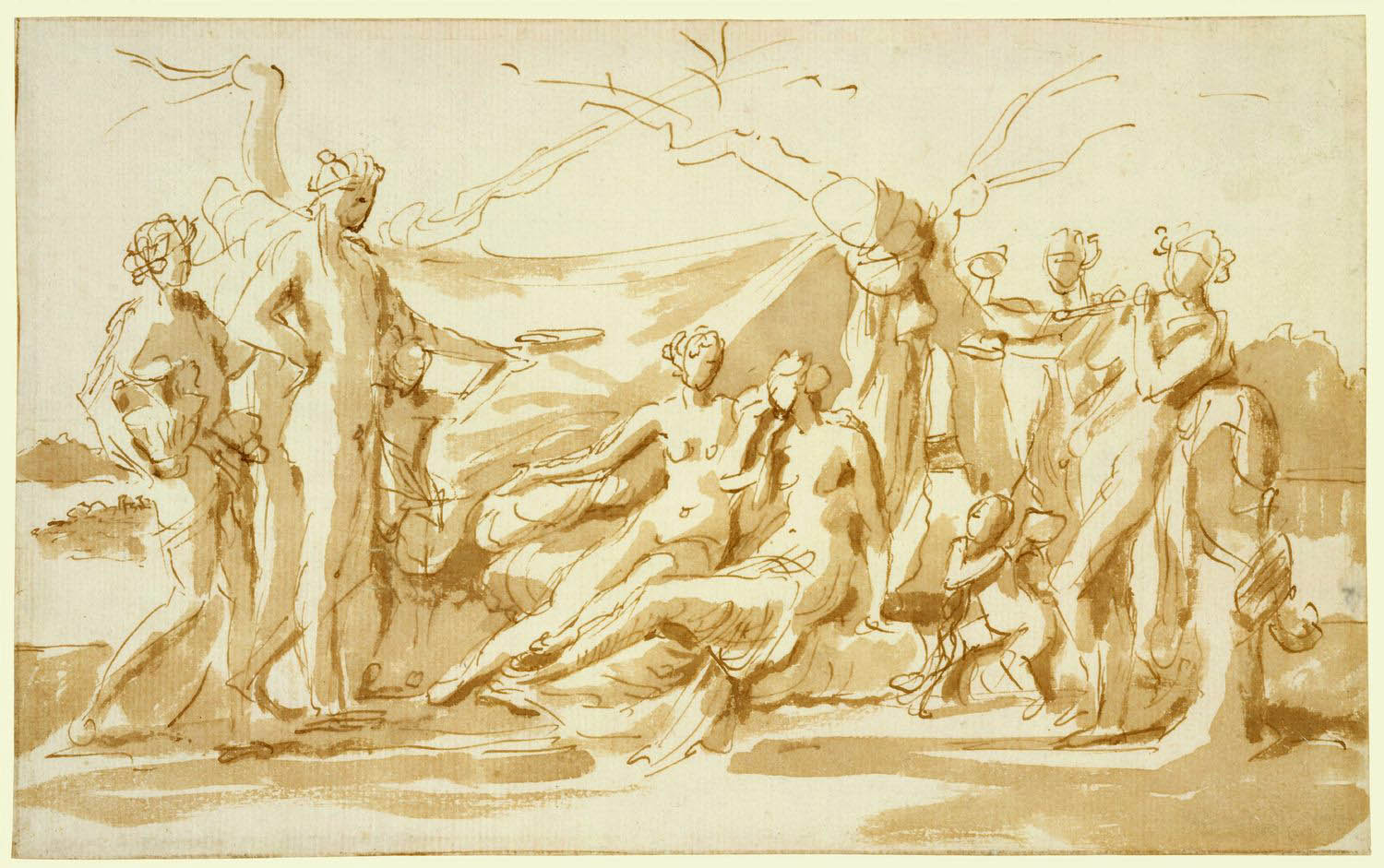 Bacchus discovering Ariadne